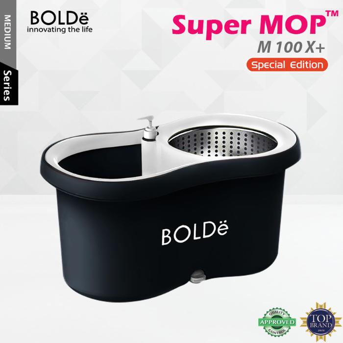 Bolde Super MOP Alat Pel Lantai M-100X+ | M100X+ Black Special Edition
